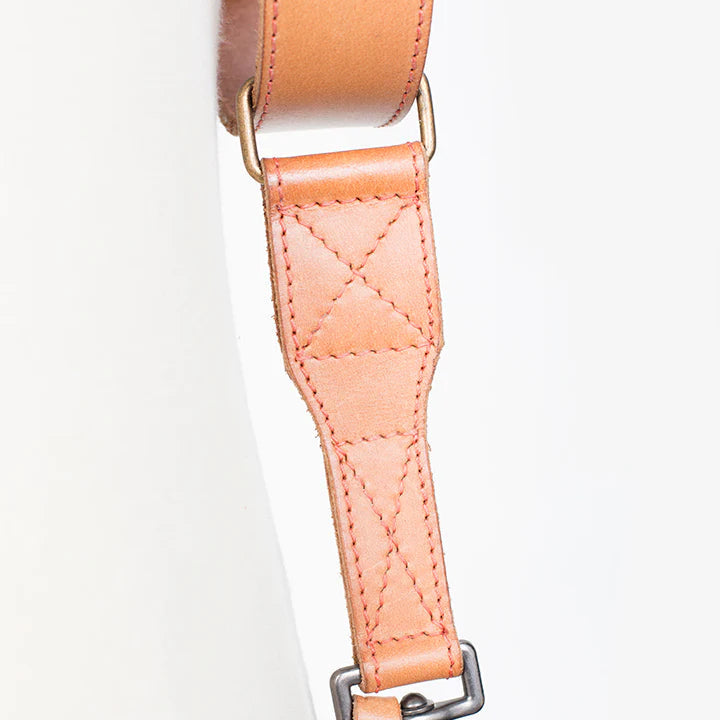 Tokyo #503 - Tanned & Red dual leather camera strap