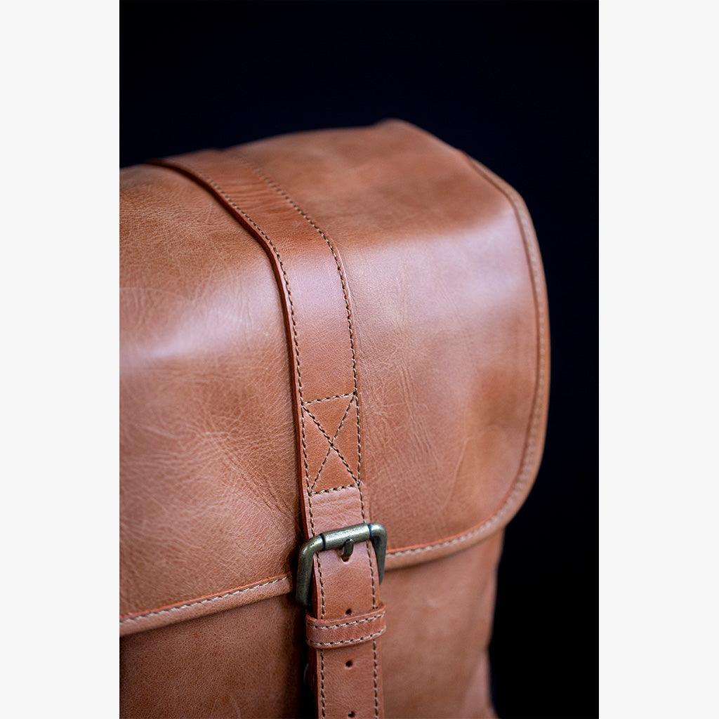 Roma Tanned Leather Camera Bag - Handmade Bronkey Premium Goods ®