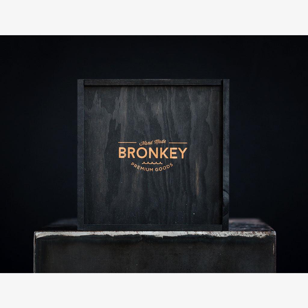 Berlin #702 - Brown dual leather camera strap - Handmade Bronkey Premium Goods ®