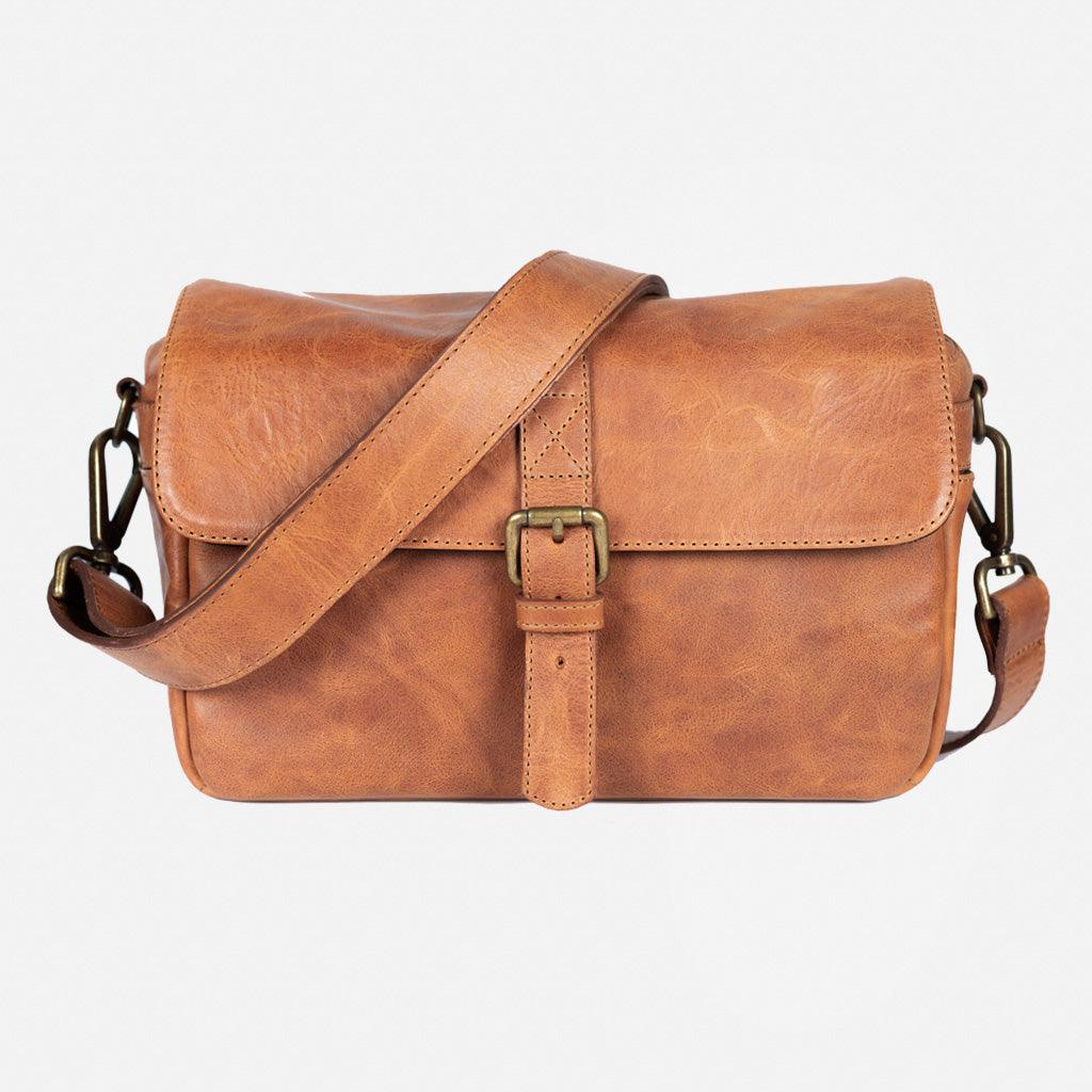 París tanned Leather Camera Bag - Handmade Bronkey Premium Goods ®