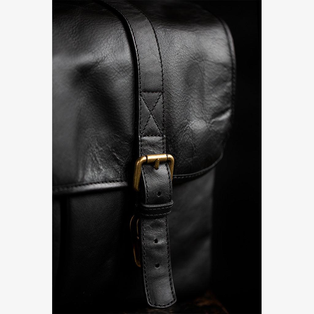 Roma Black Leather Camera Bag - Handmade Bronkey Premium Goods ®