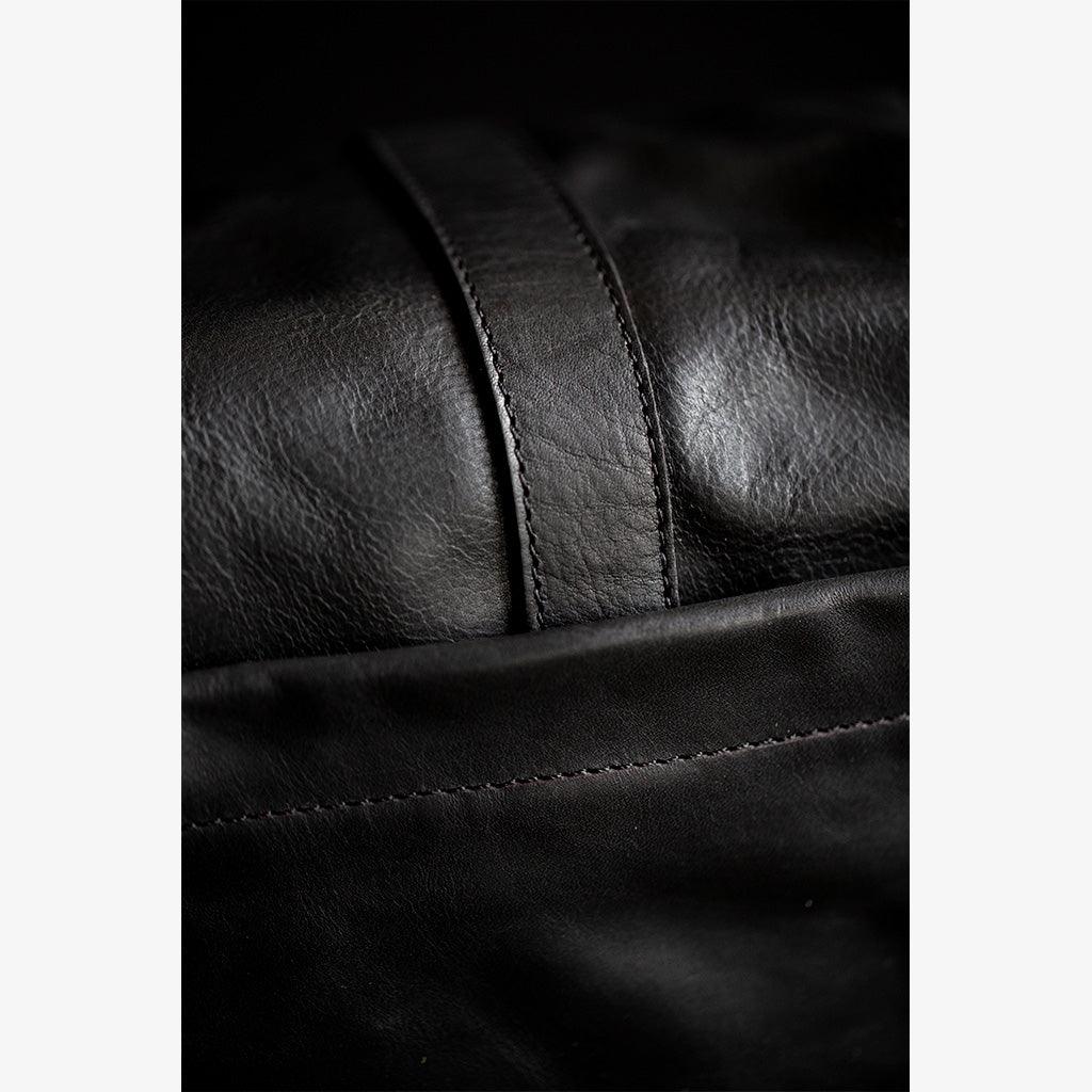 Roma Black Leather Camera Bag - Handmade Bronkey Premium Goods ®