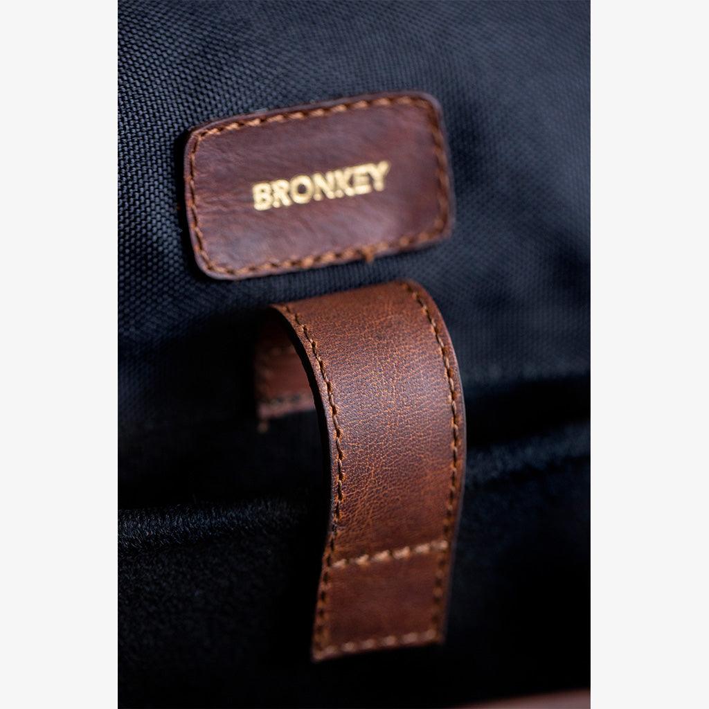 Roma Cognac Leather Camera Bag - Handmade Bronkey Premium Goods ®