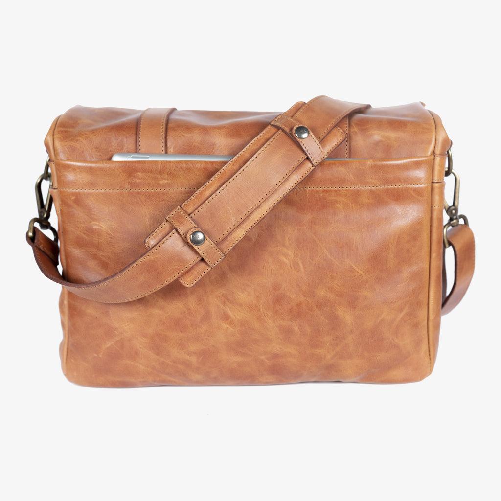 Roma Tanned Leather Camera Bag - Handmade Bronkey Premium Goods ®