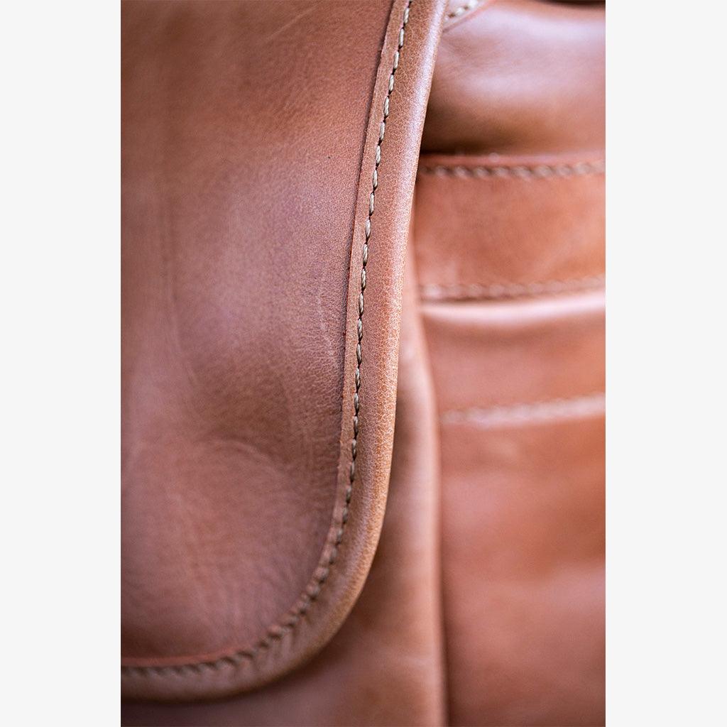 Roma Tanned Leather Camera Bag - Handmade Bronkey Premium Goods ®