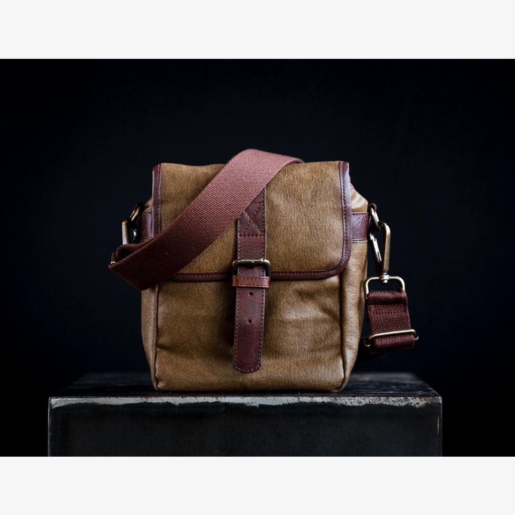 Limited Edition - Berlin Olive Green Waxed Canvas Camera Bag