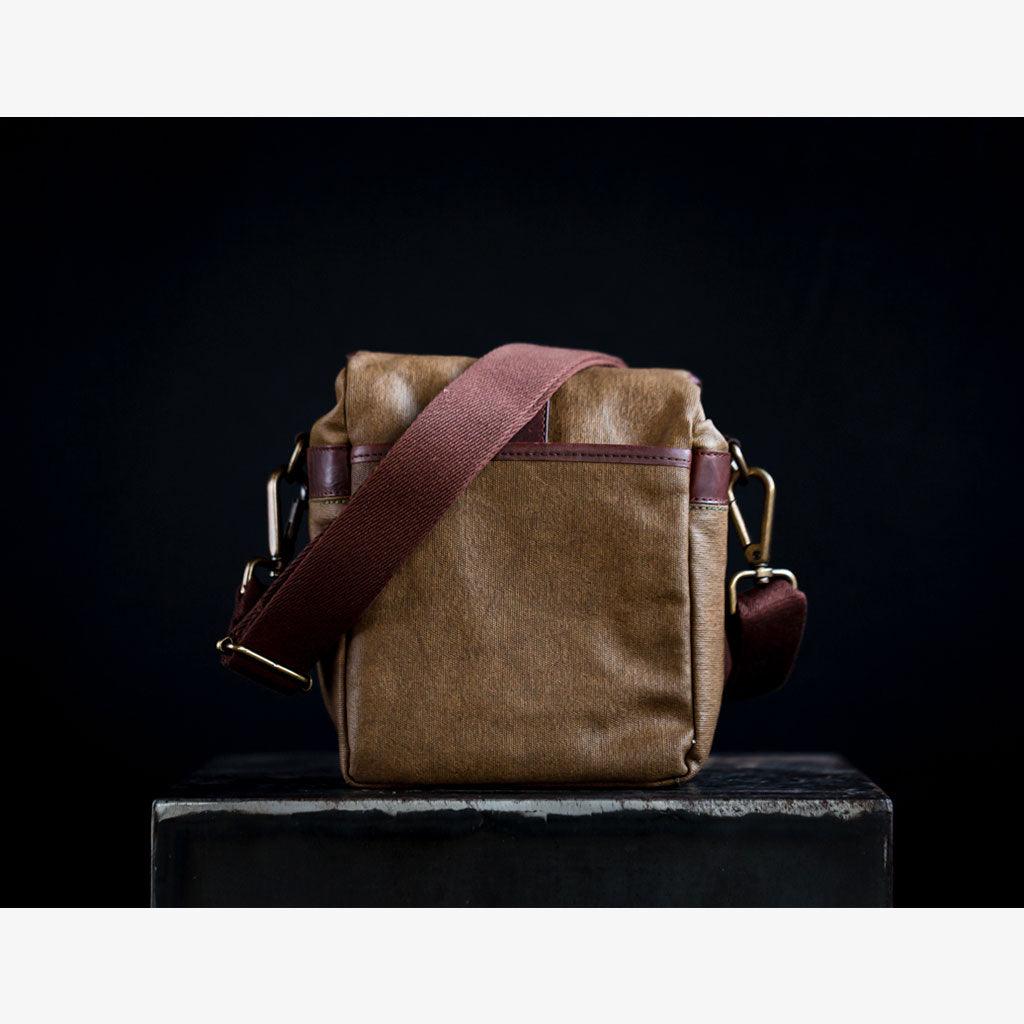 Berlin Olive Green Waxed Canvas Camera Bag - Handmade Bronkey Premium Goods ®