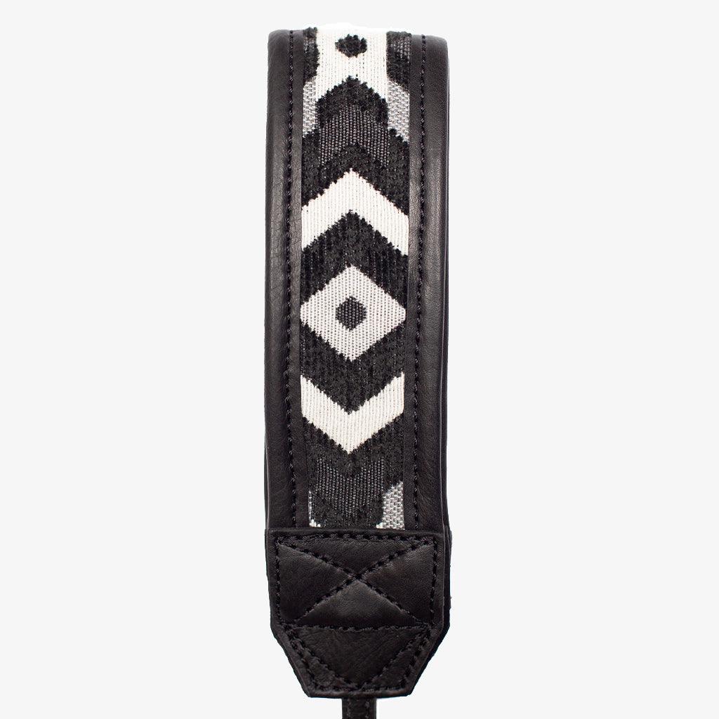 Limited Edition - Jaipur #114 - Fabric &amp; Leather camera strap - Handmade Bronkey Premium Goods ®