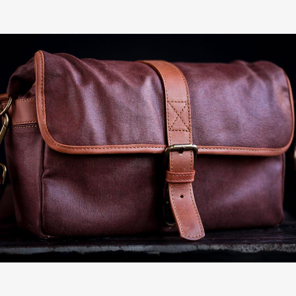 Limited Edition - París Coffee Waxed Canvas Camera Bag - Handmade Bronkey Premium Goods ®