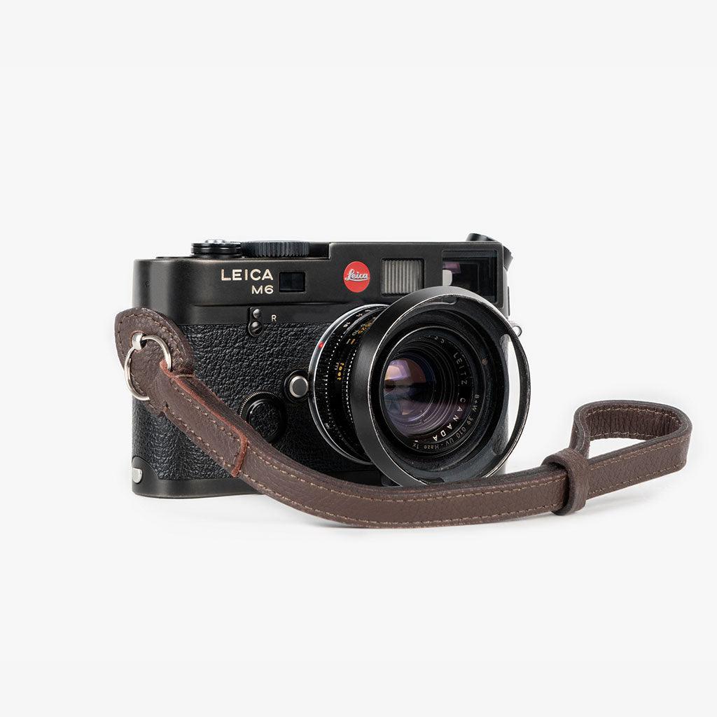 Roma #202 - Brown Leather camera strap - Handmade Bronkey Premium Goods ®