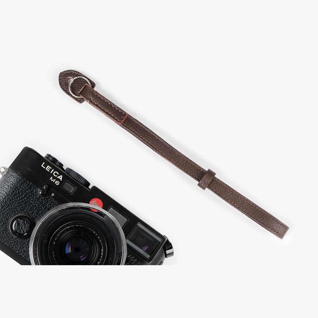 Roma #202 - Brown Leather camera strap - Handmade Bronkey Premium Goods ®