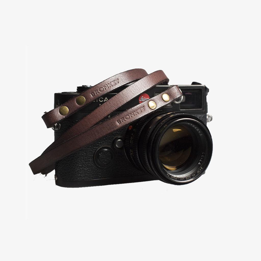 Bronkey Berlin 603 Leather Camera Strap (Tan, Large) BER-603-L