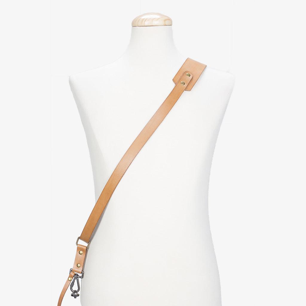 Berlin #603 - Tanned sling leather camera strap - Handmade Bronkey Premium Goods ®